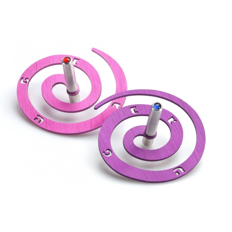 עדי סידלר ספירלה זוגית חנוכה דריידל אלומיניום מוברש... | דריידלס